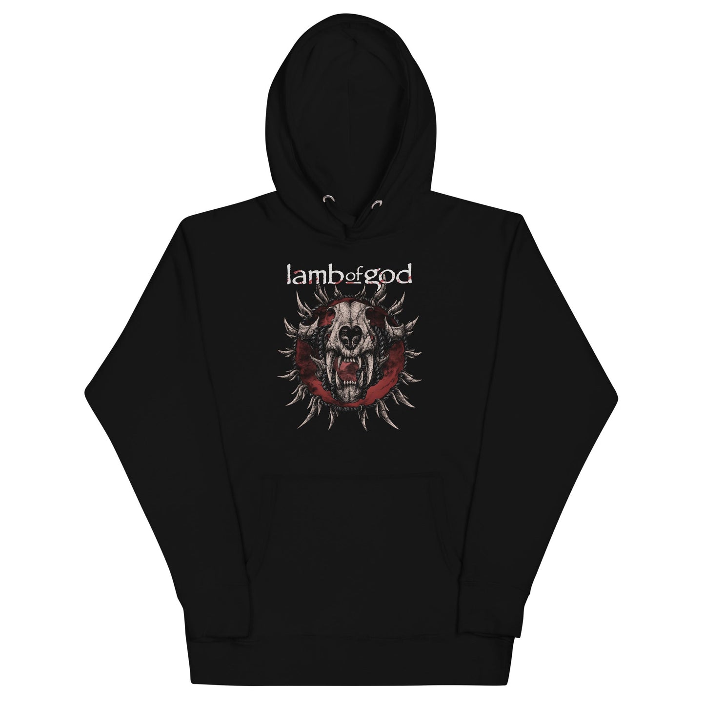 Lamb of God - Steer Skull Hoodie Black