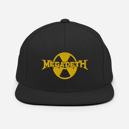 Megadeth Black Nuclear Snapback Hat