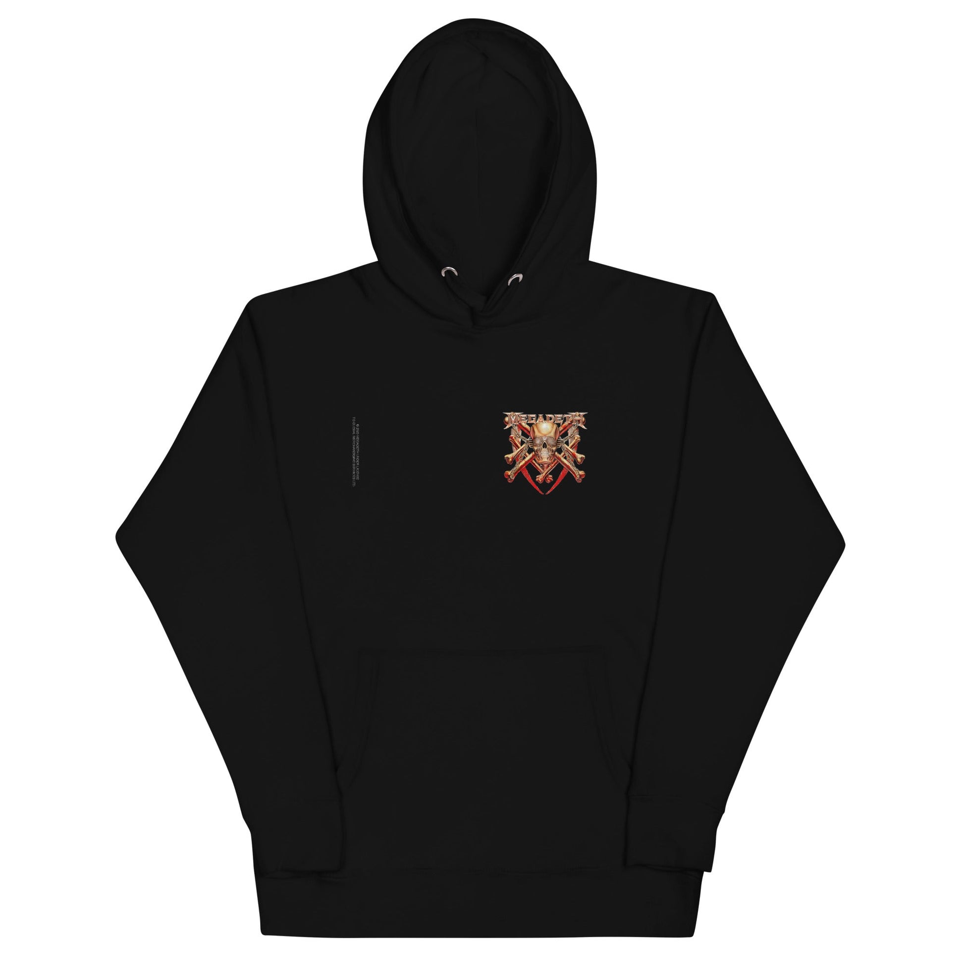 Megadeth - Crossed Bones Hoodie Black