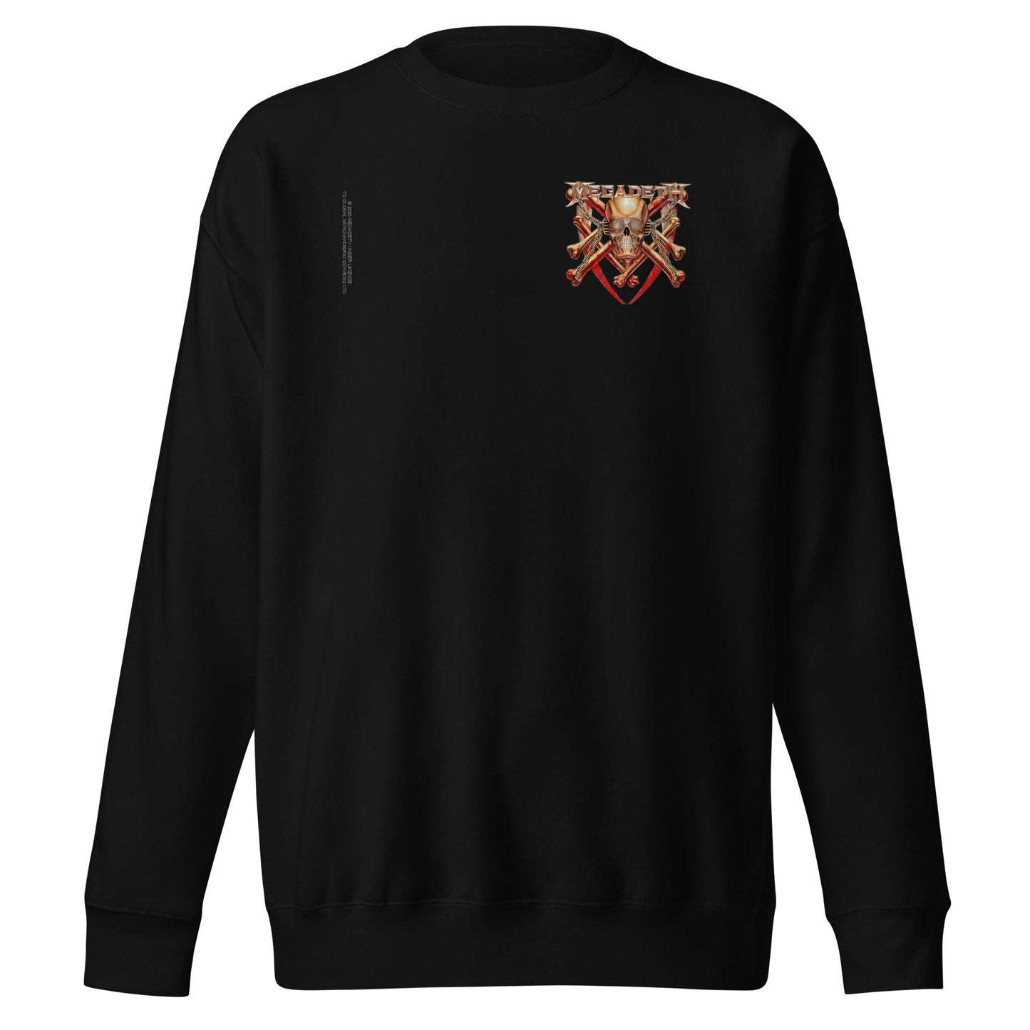 Megadeth - Crossed Bones Sweatshirt Black