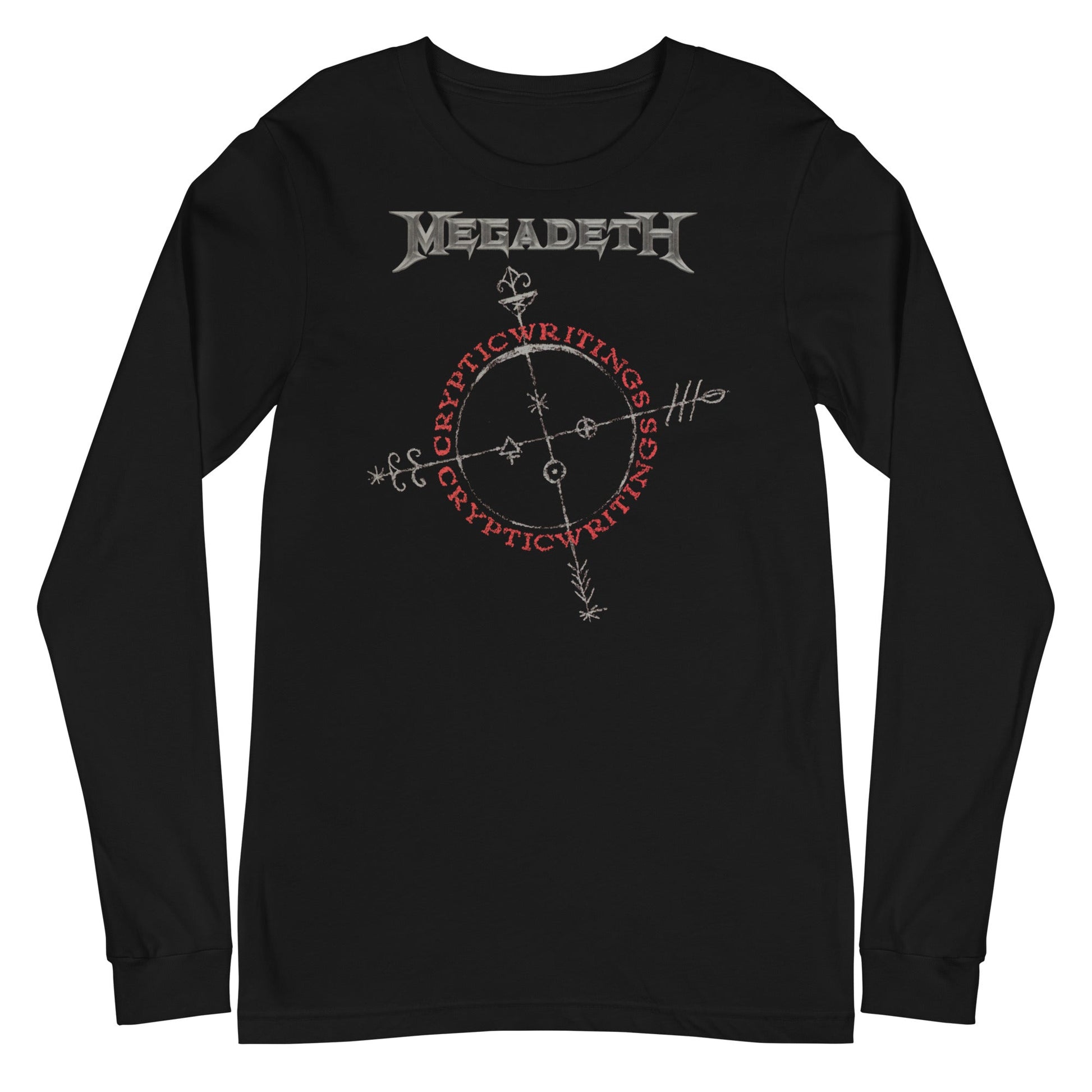 Megadeth - Cryptic Writings Long Sleeve T-Shirt Black