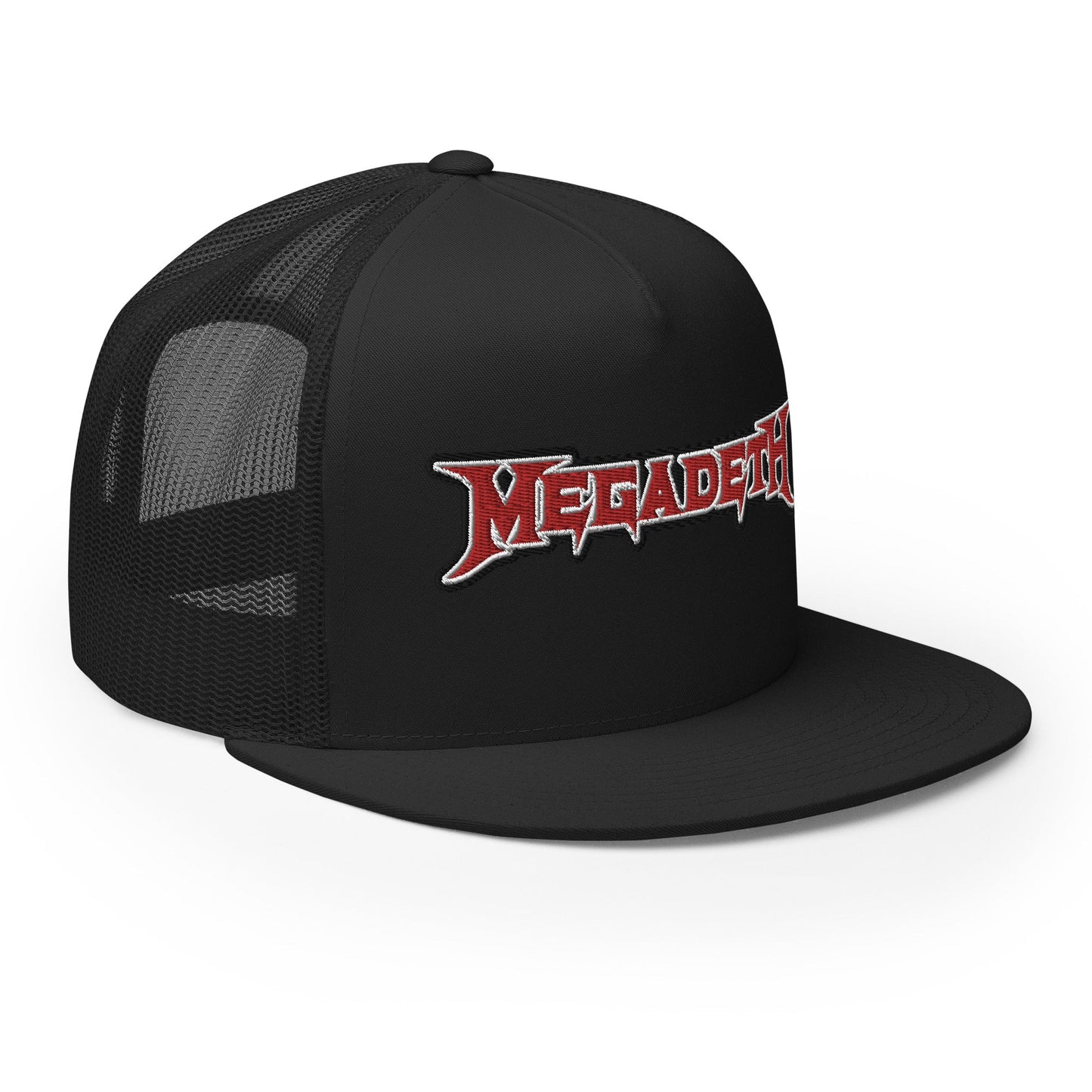 MegaDeth Electric Logo Embroidered Trucker Hat