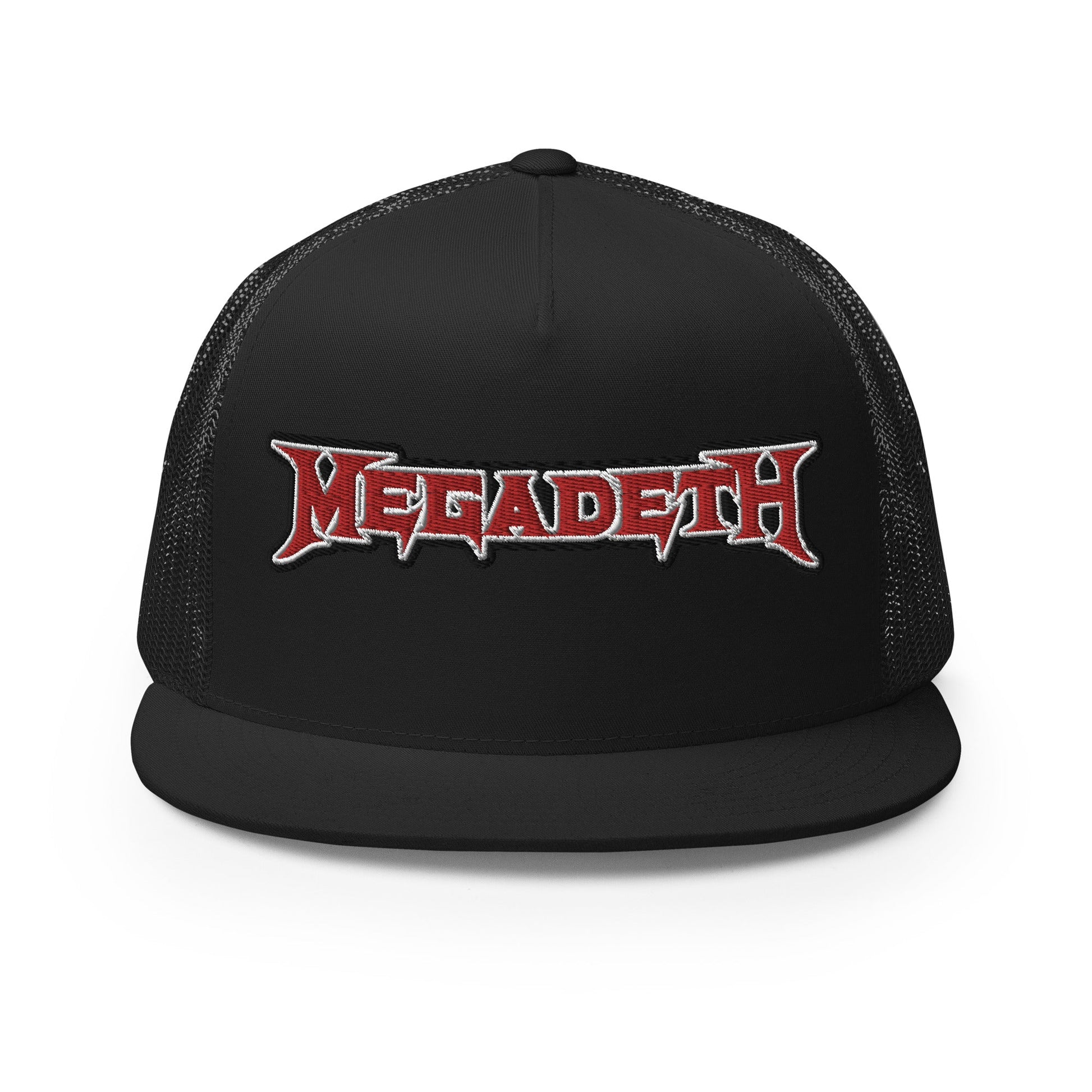 MegaDeth Electric Logo Embroidered Trucker Hat