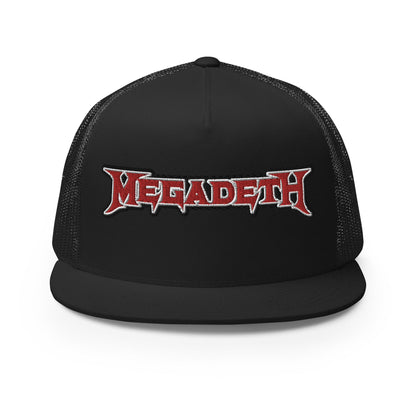 MegaDeth Electric Logo Embroidered Trucker Hat