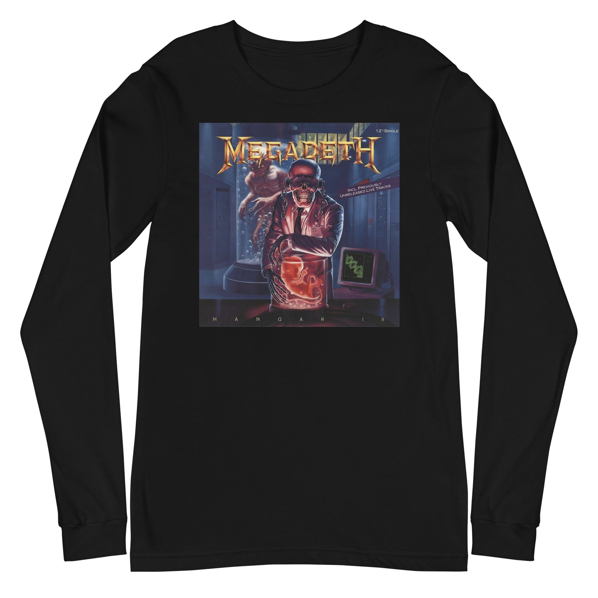Megadeth - Hangar 18 Long Sleeve T-Shirt Black
