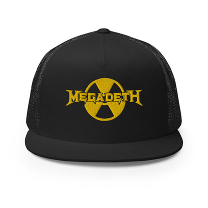 MegaDeth Nuclear Logo Embroidered Trucker Hat