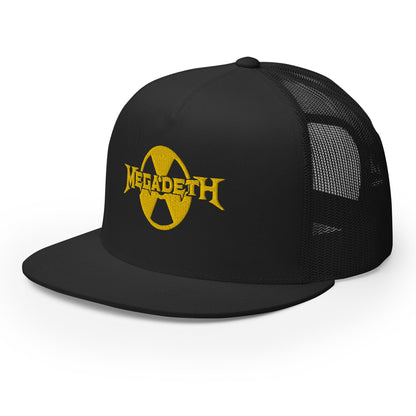 MegaDeth Nuclear Logo Embroidered Trucker Hat