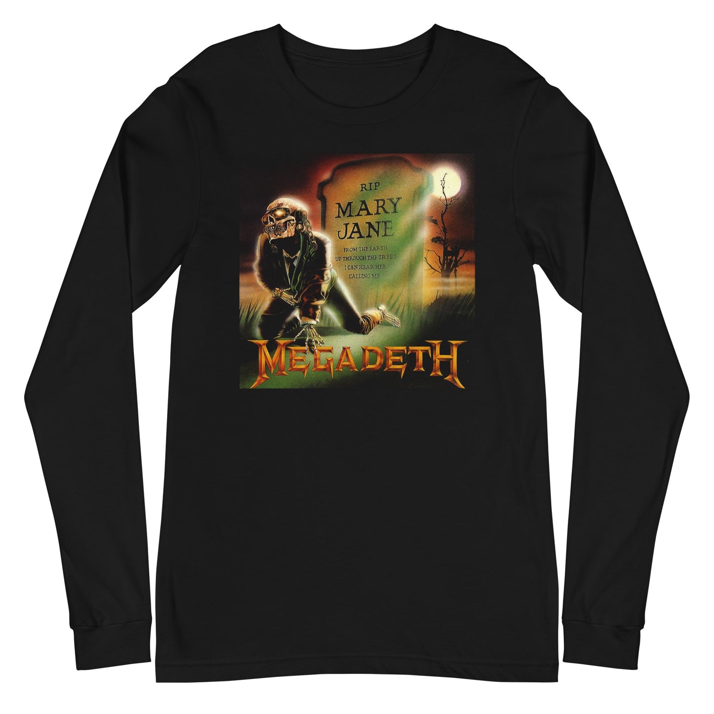 Megadeth - R.I.P. Mary Jane Long Sleeve T-Shirt Black