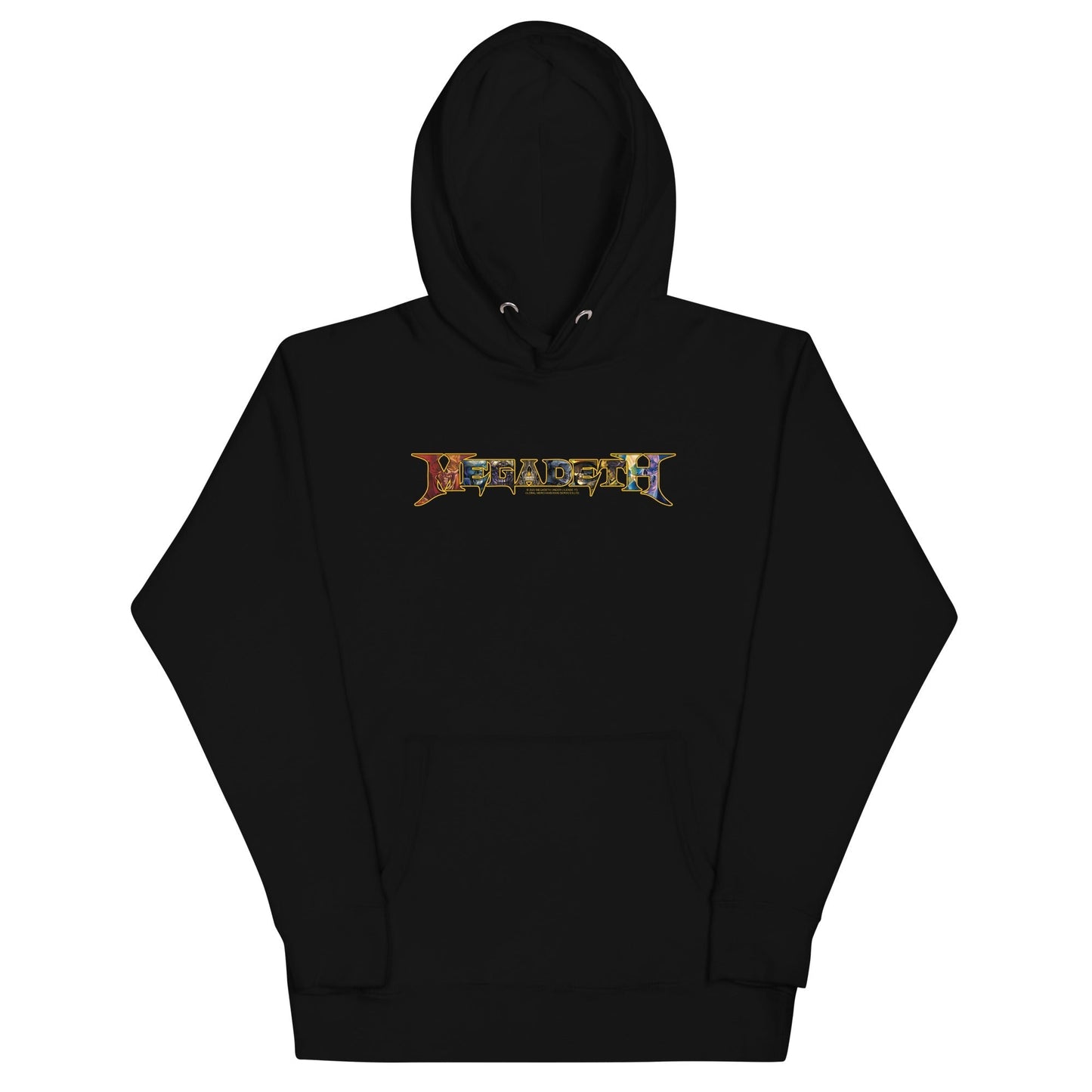 Megadeth - Vic Lettered Logo Hoodie Black