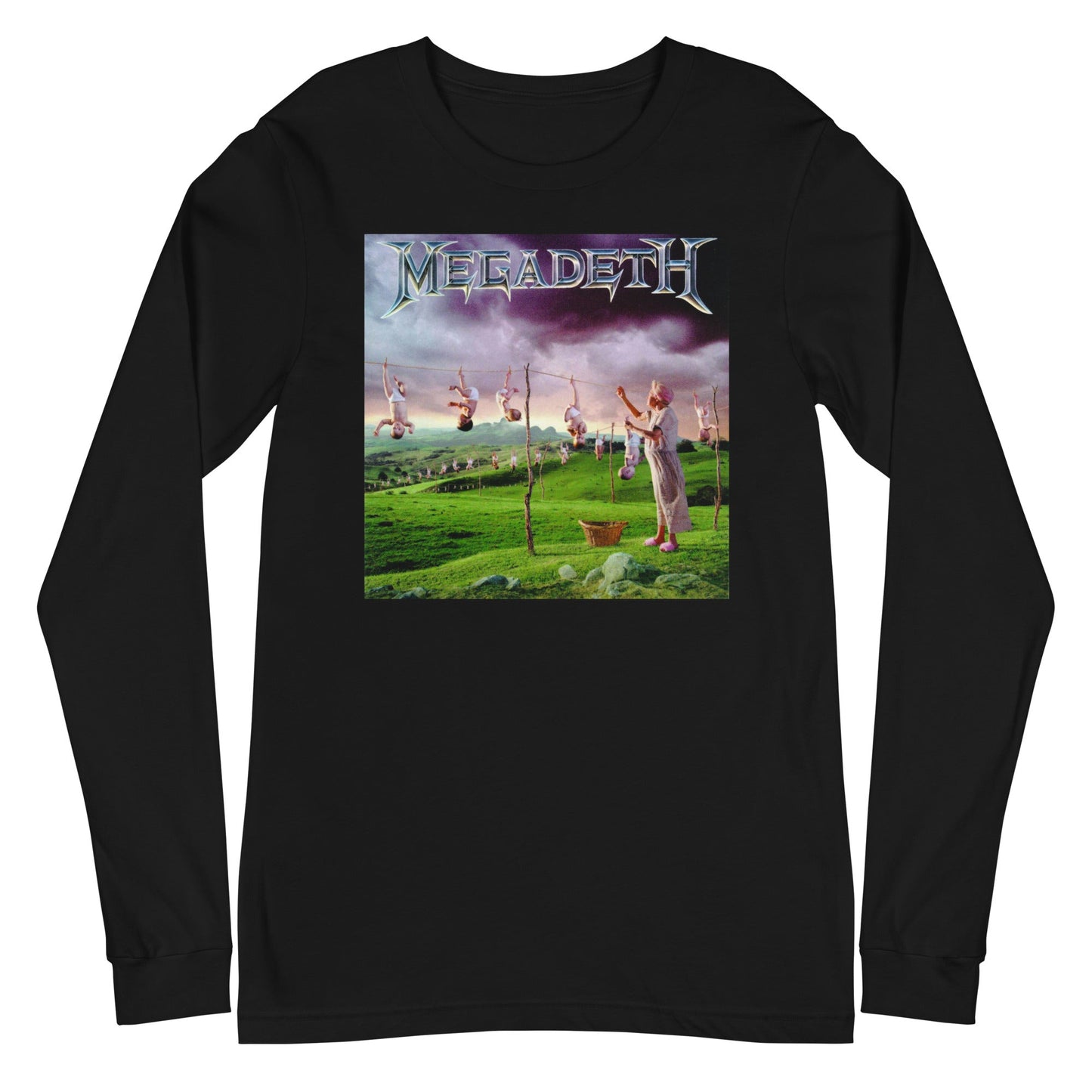 Megadeth - Youthanasia Long Sleeve T-Shirt Black