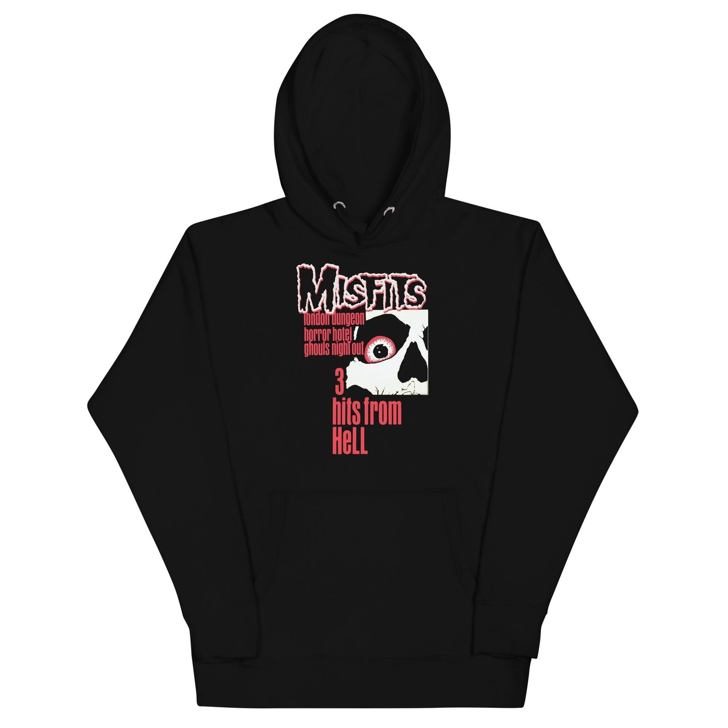 Misfits - 3 Hits From Hell Hoodie Black
