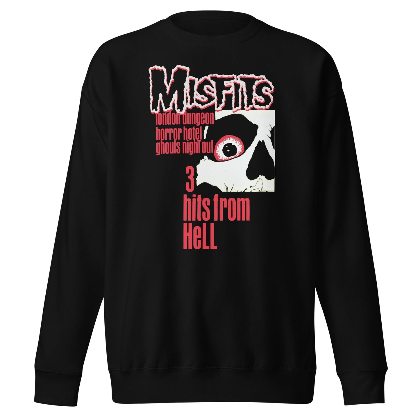 Misfits - 3 Hits From Hell Sweatshirt Black