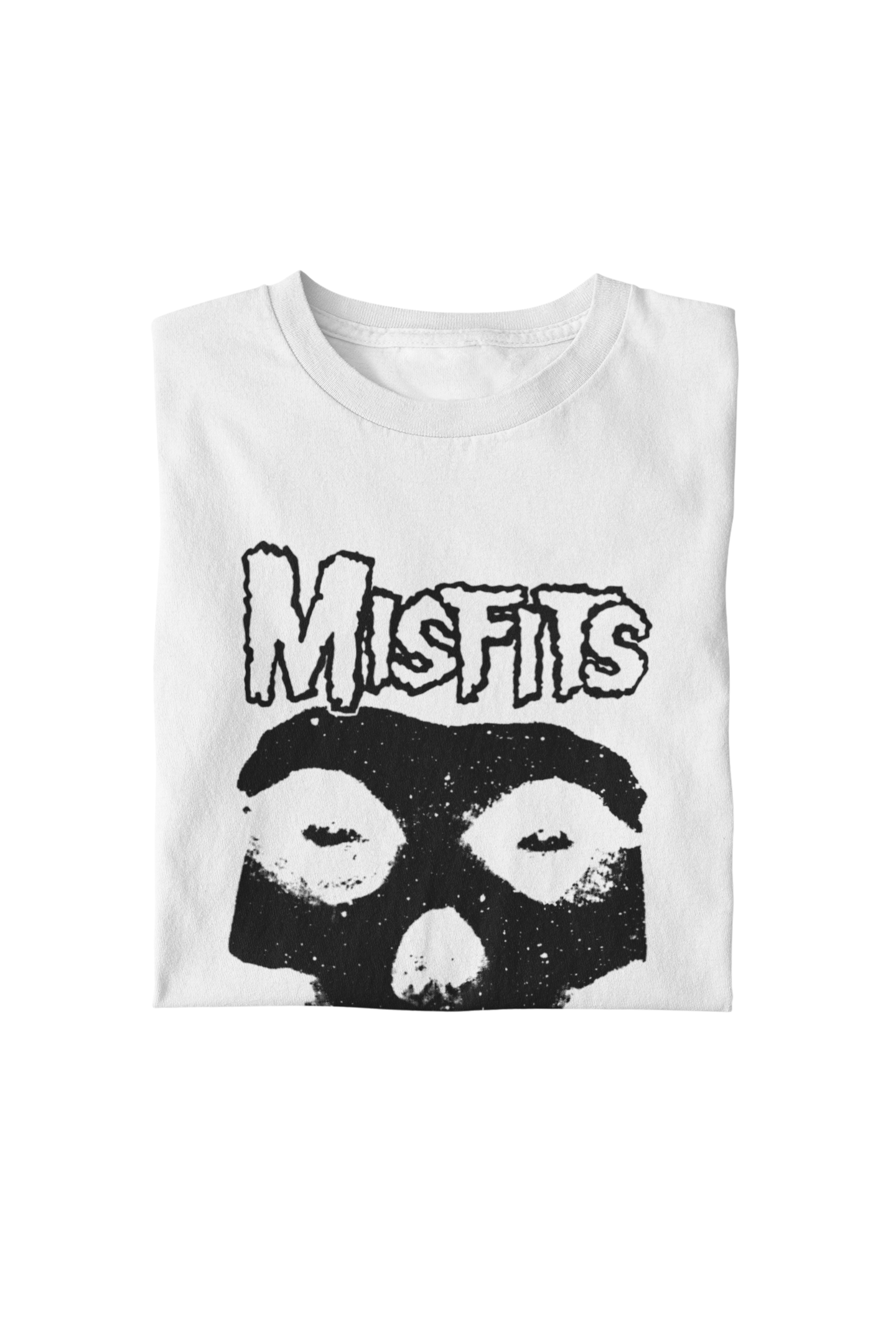 Misfits - Black Skull T-Shirt White