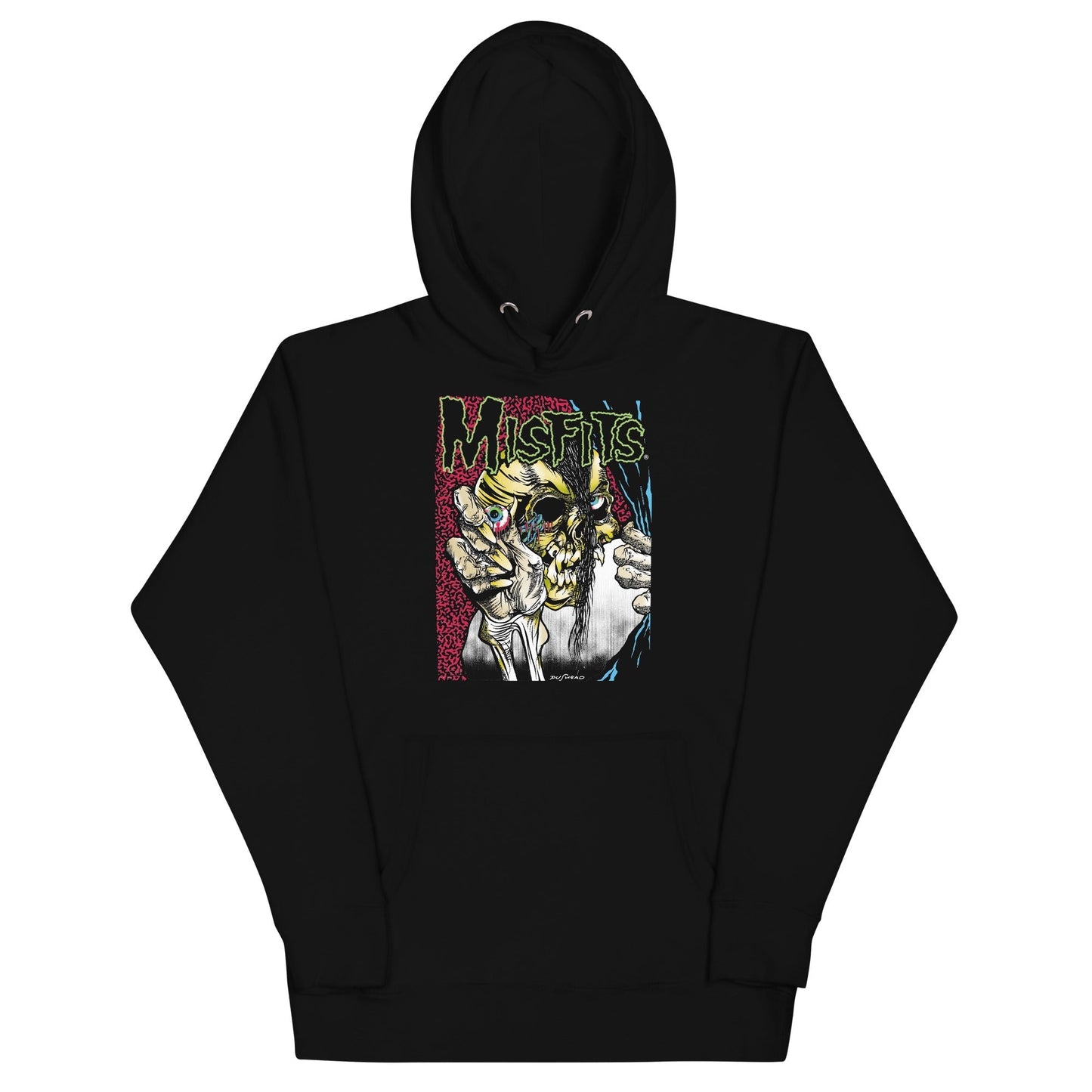 Misfits - Open Skull Hoodie Black