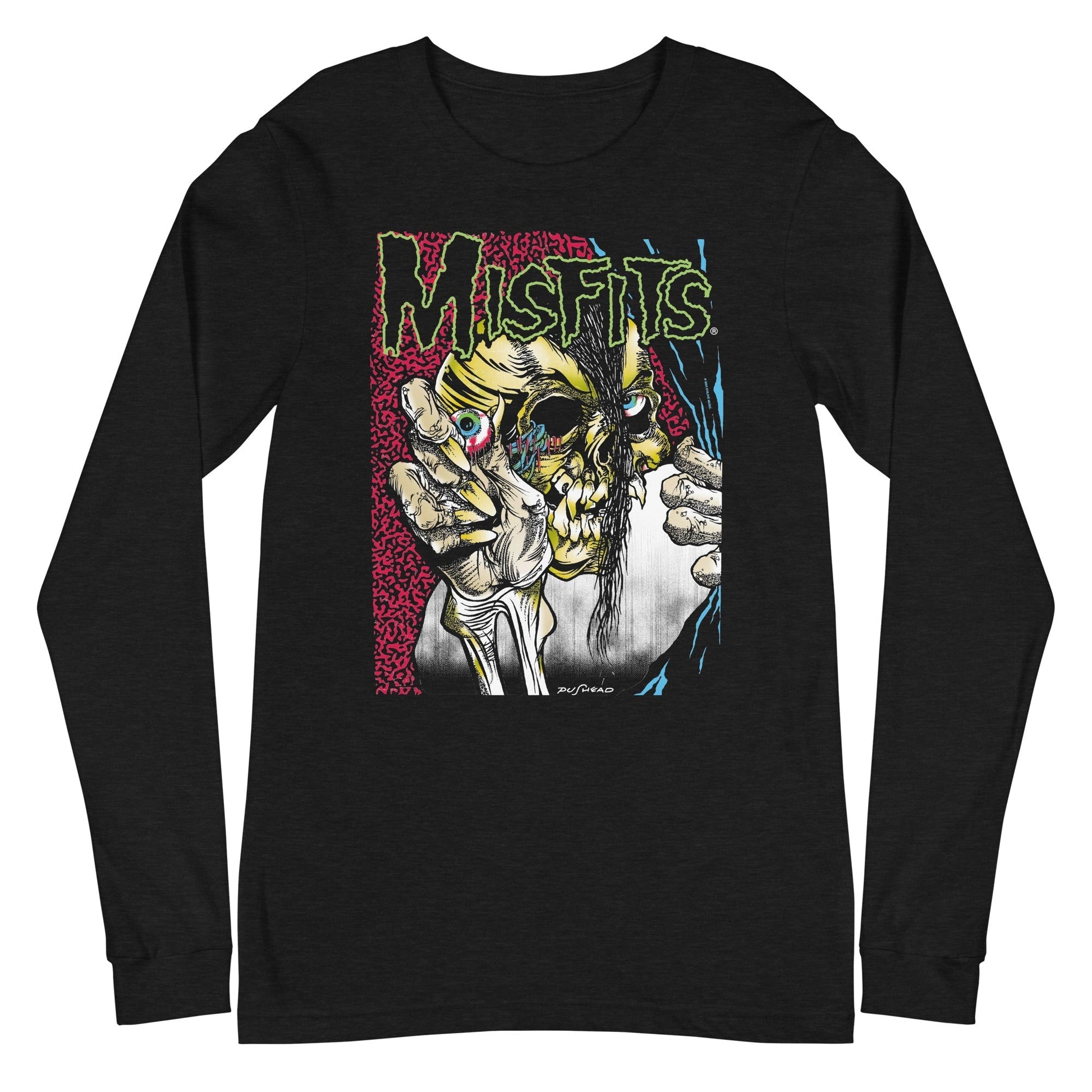 Misfits - Open Skull Long Sleeve T-Shirt Black