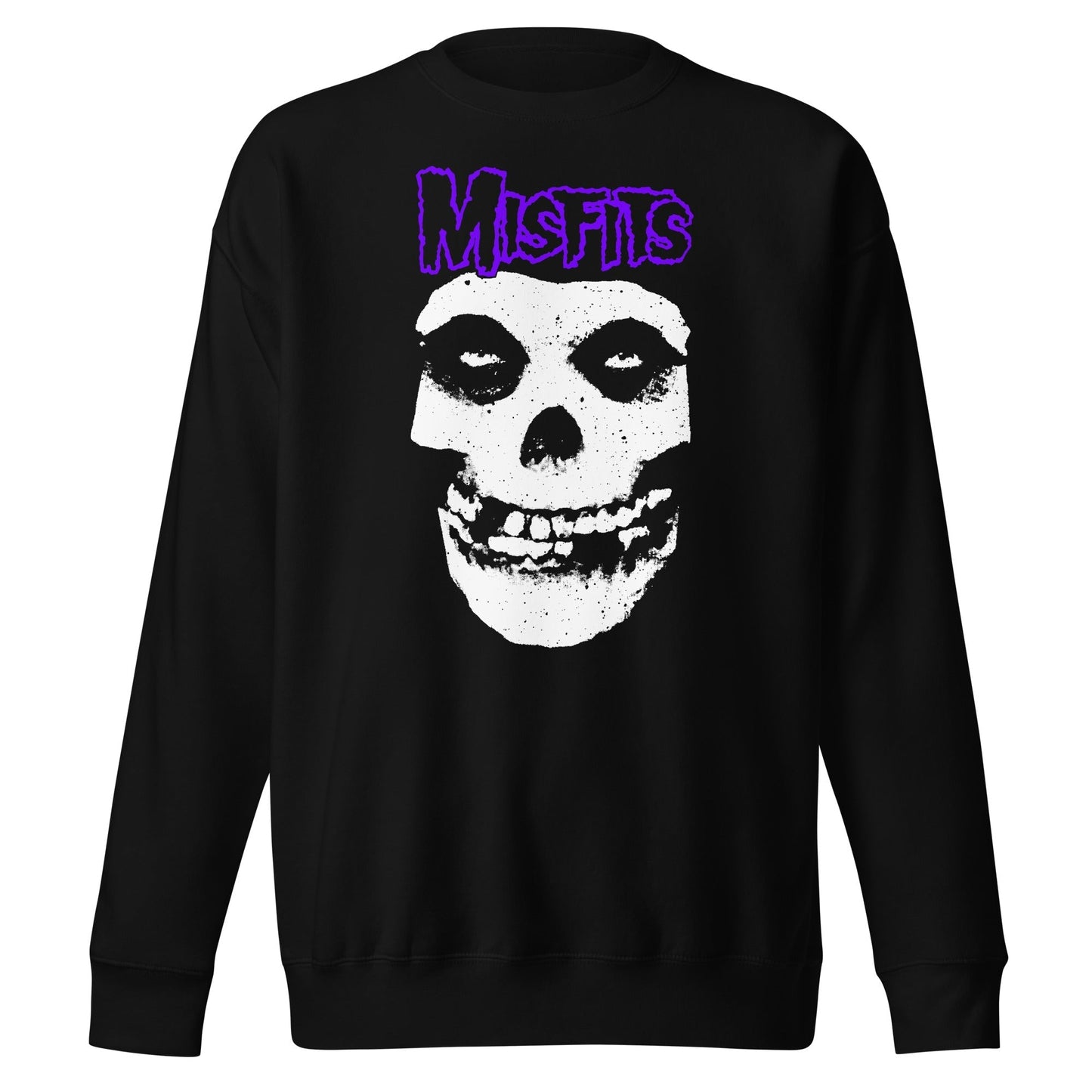 Misfits - Purple Skull Sweatshirt Black