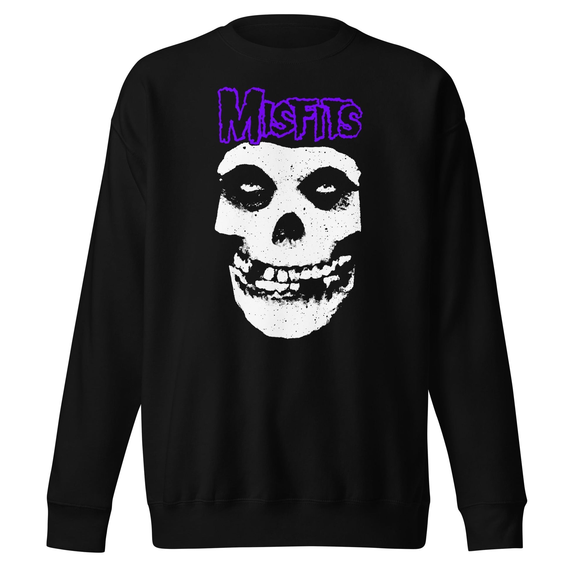 Misfits - Purple Skull Sweatshirt Black