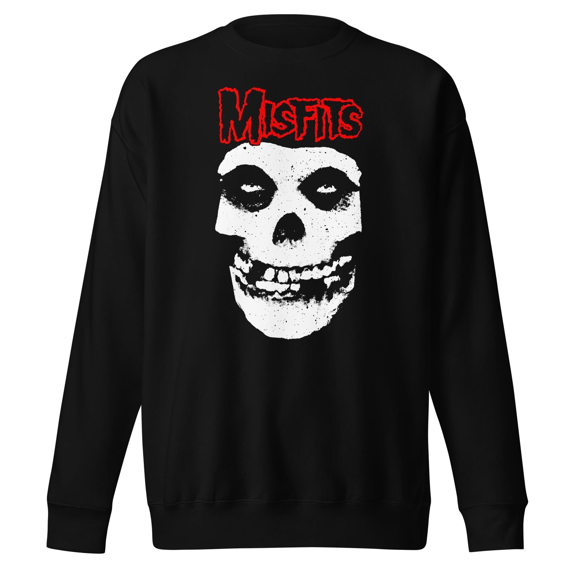 Misfits - Red Skull Sweatshirt Black