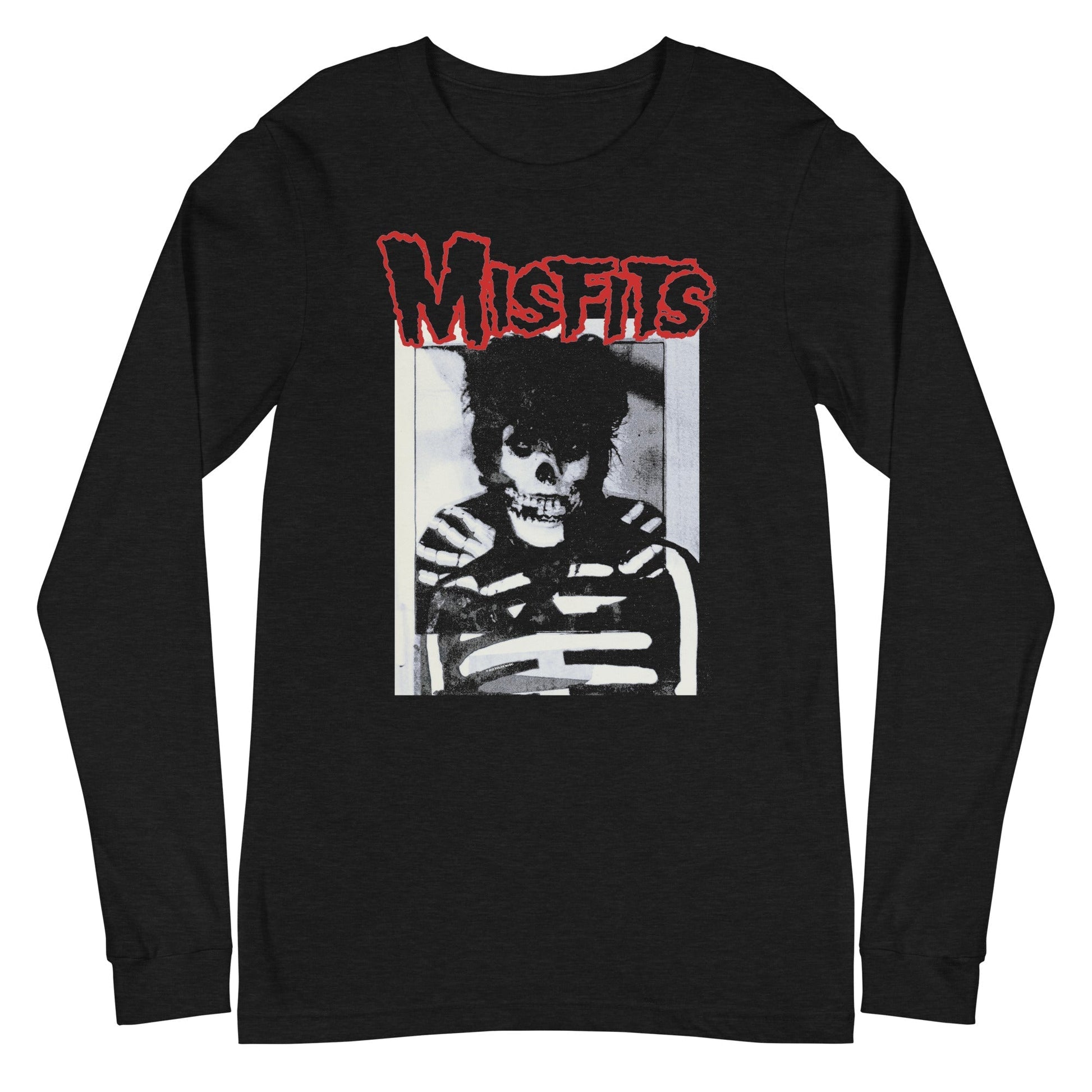 Misfits - Skull Hair Long Sleeve T-Shirt Black