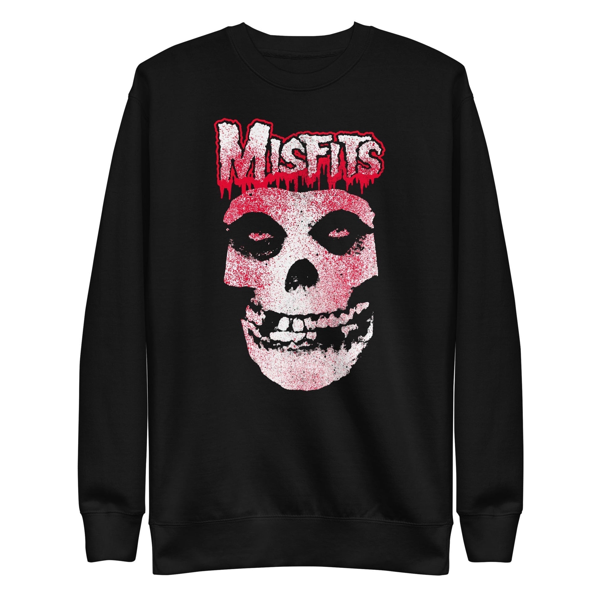 Misfits - Tagged Skull Sweatshirt Black