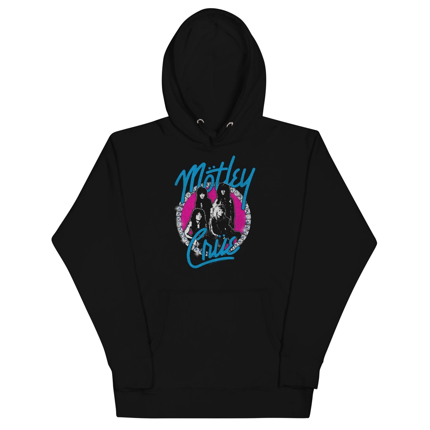Motley Crue - 80s Hair Hoodie Black