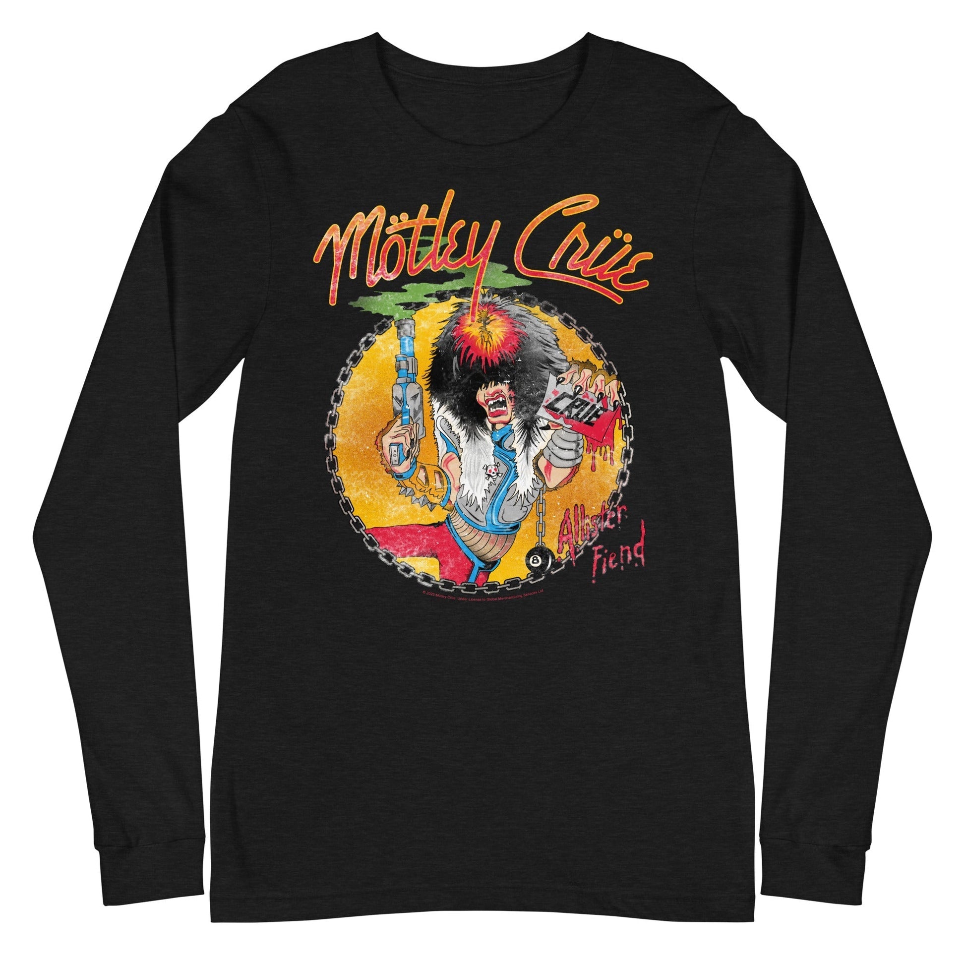 Motley Crue - Allister Fiend Long Sleeve T-Shirt Black