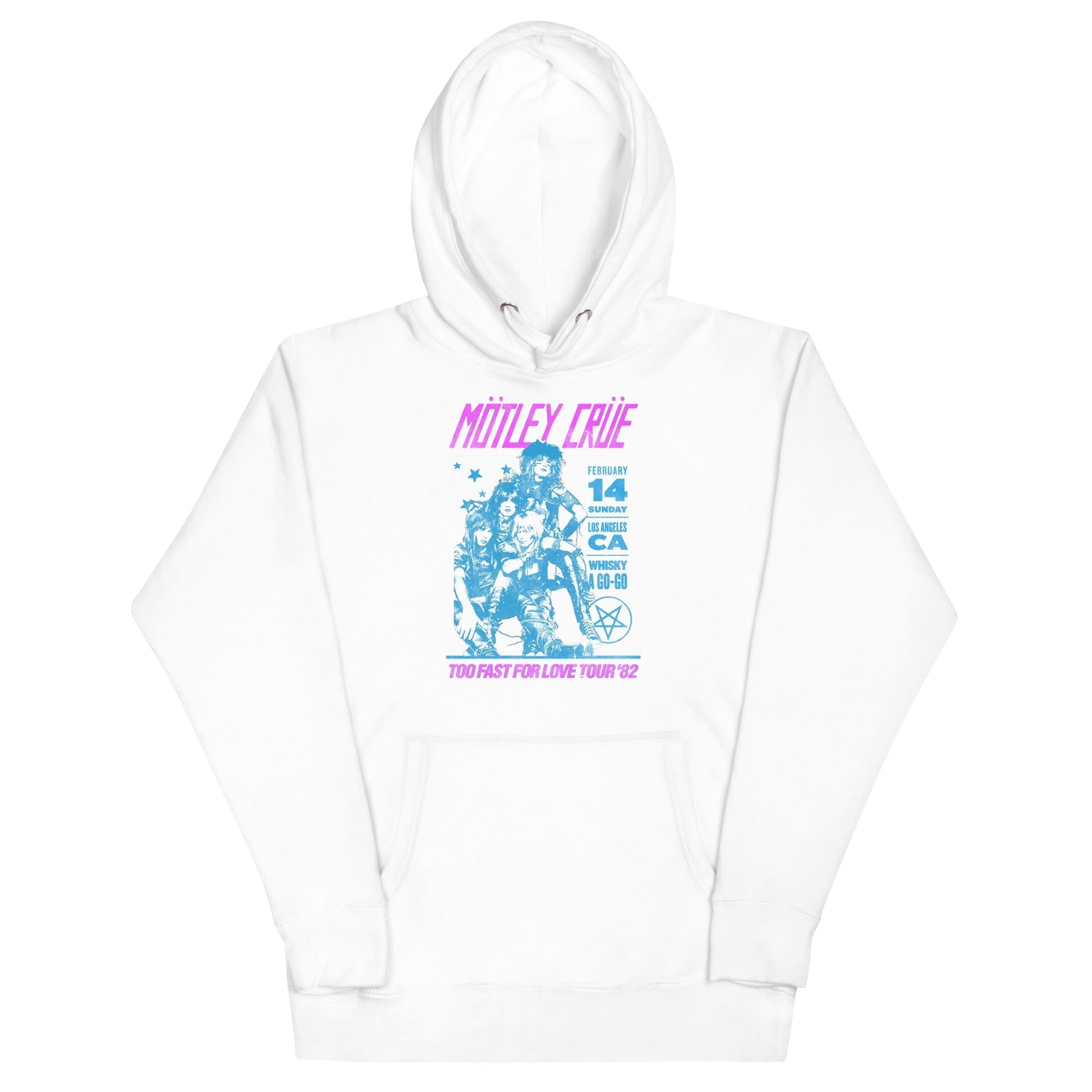 Motley Crue - Fast Love Hoodie White