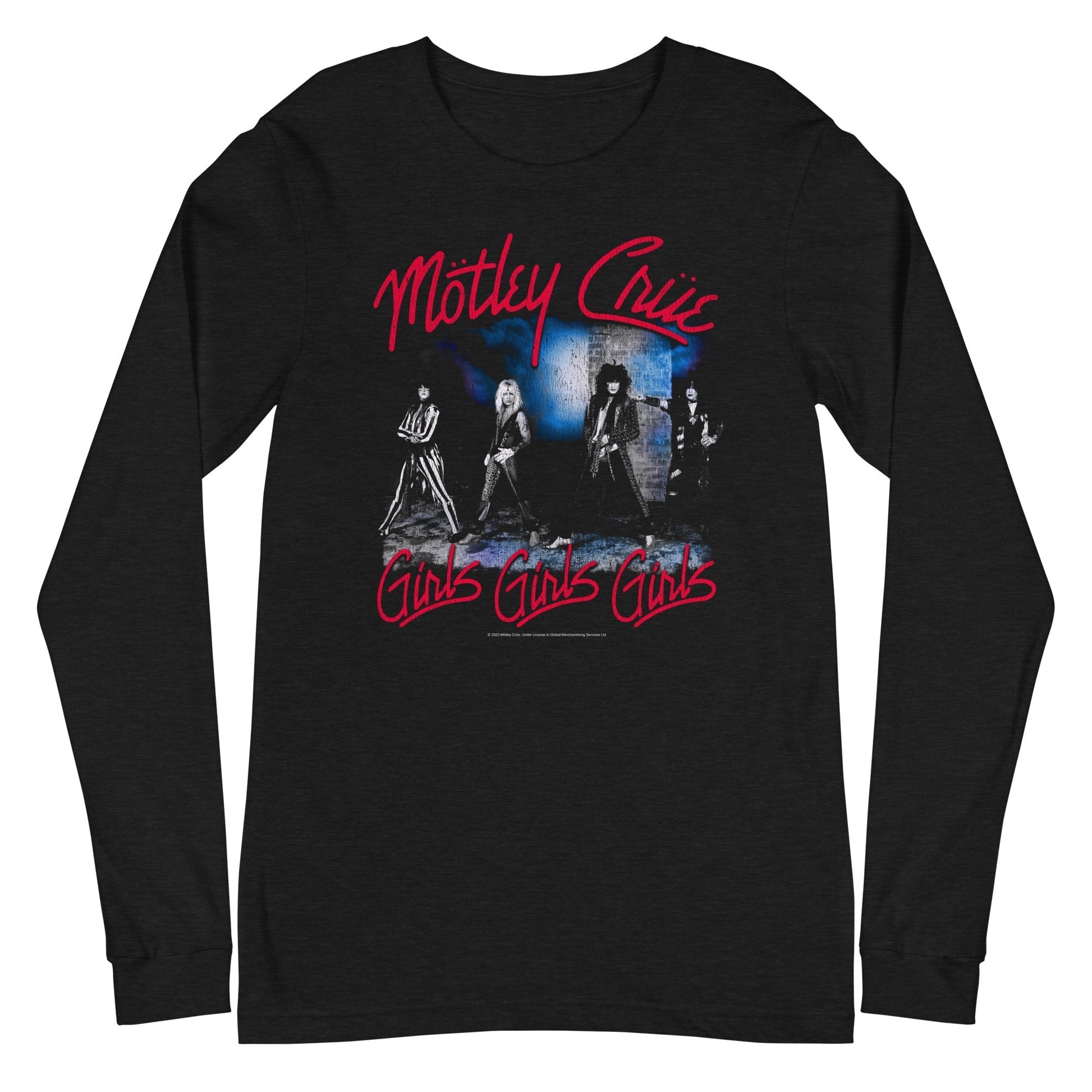 Motley Crue - Girls Girls Girls Long Sleeve T-Shirt Black