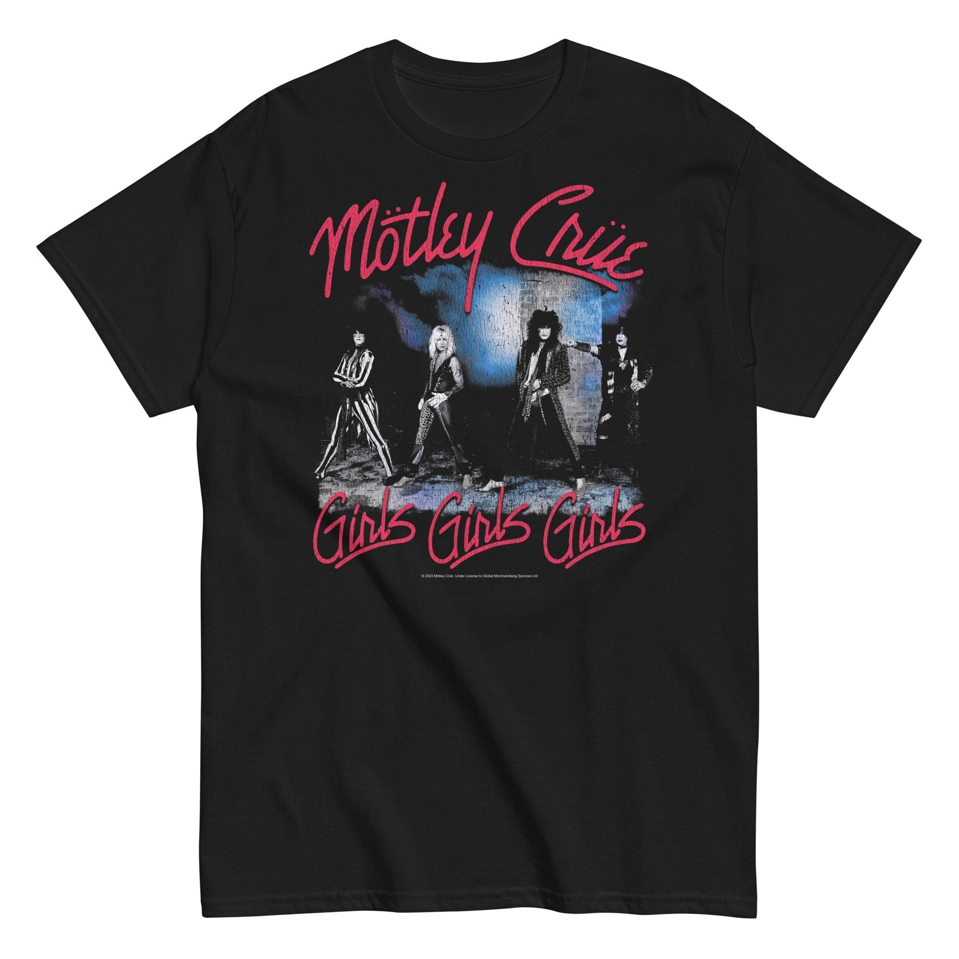Motley Crue - Girls Girls Girls T-Shirt Black