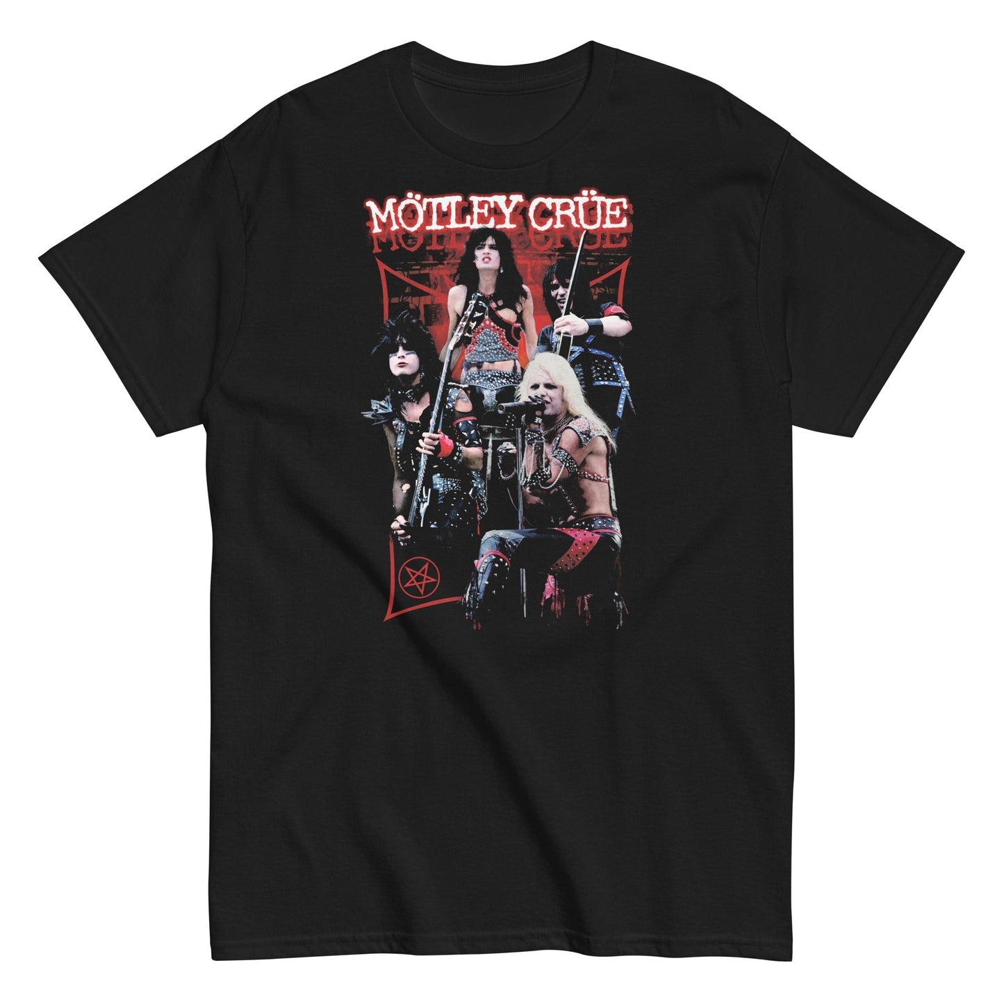 Motley Crue - Live T-Shirt Black