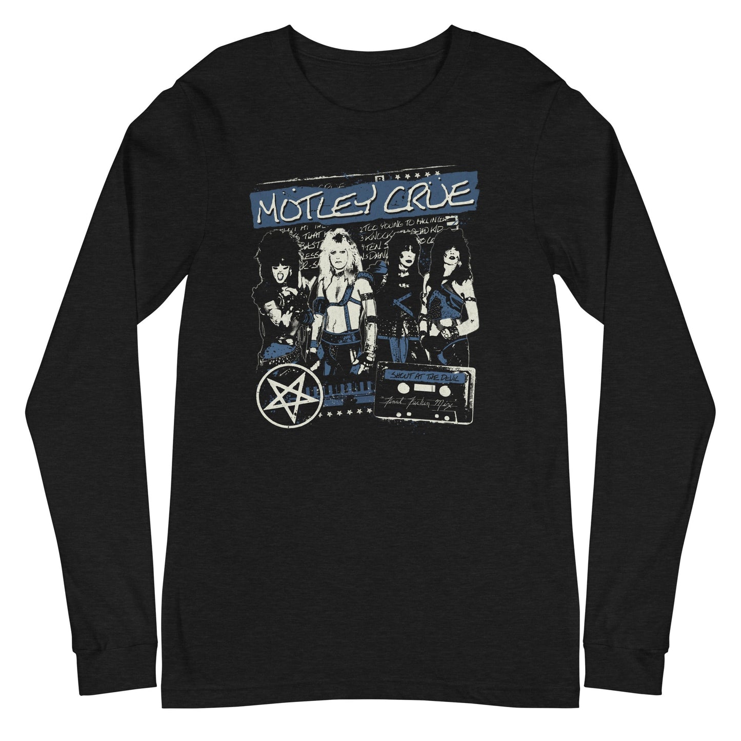 Motley Crue - New York City Long Sleeve T-Shirt Black