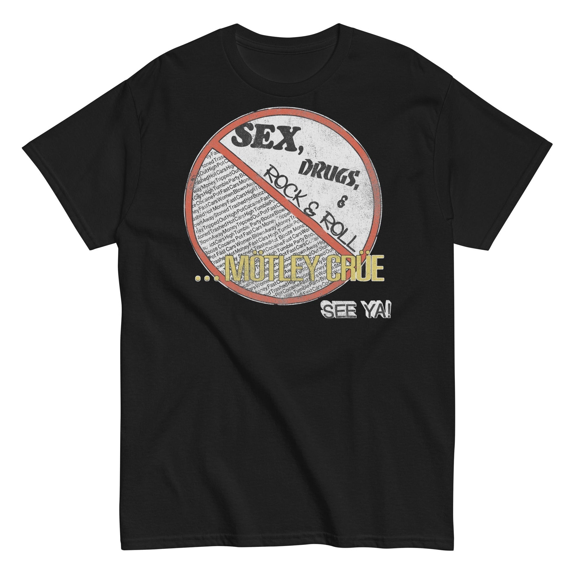 Motley Crue - No Fun Tour '84 T-Shirt Black