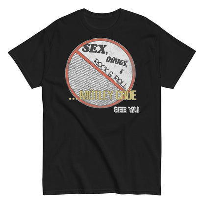 Motley Crue - No Fun Tour '84 T-Shirt Black