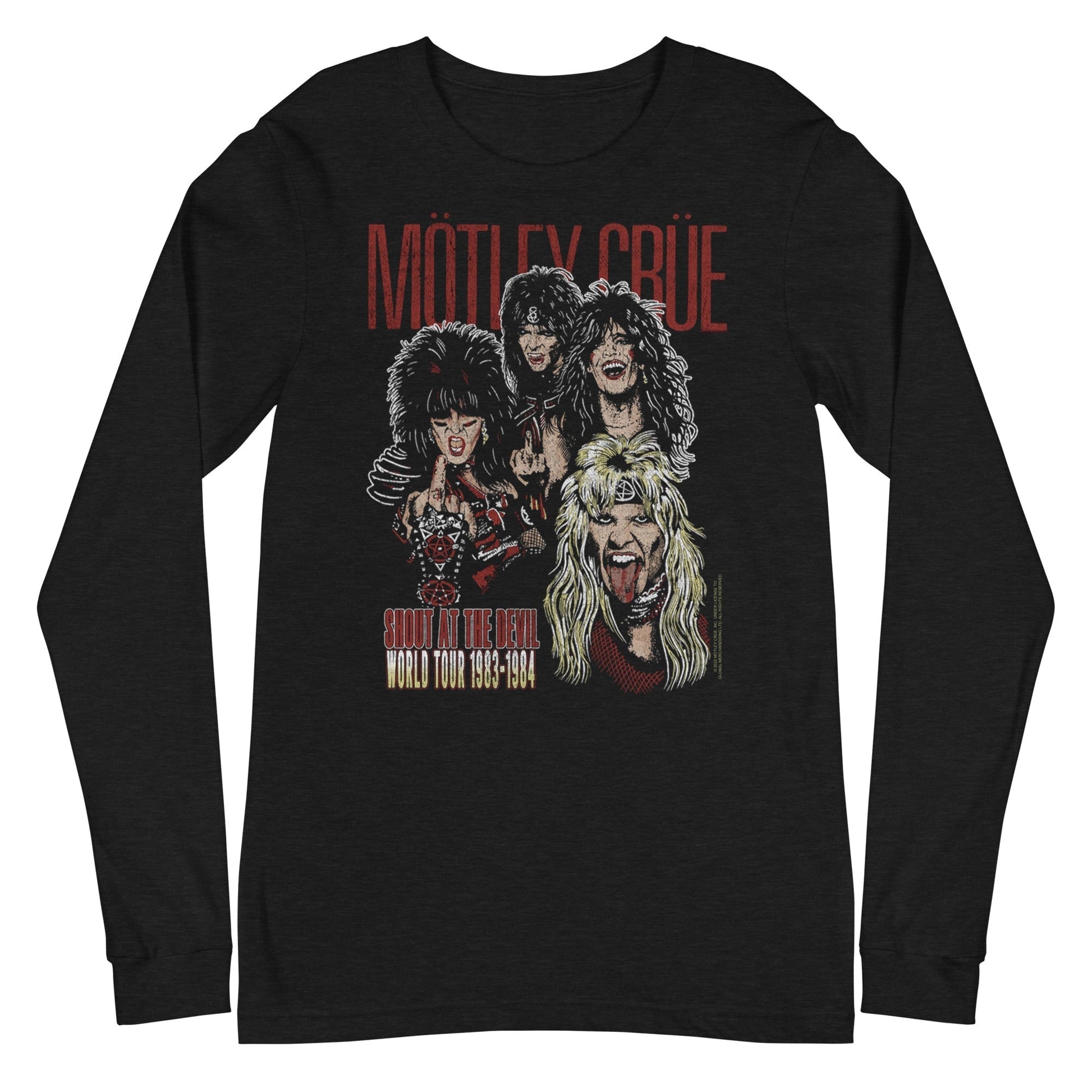 Motley Crue - Shout at the Devil Long Sleeve T-Shirt Black