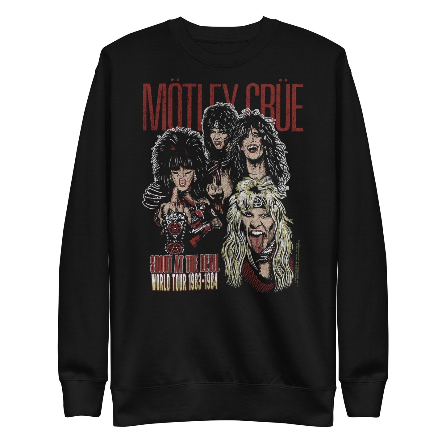 Motley Crue - Shout at the Devil Sweatshirt Black