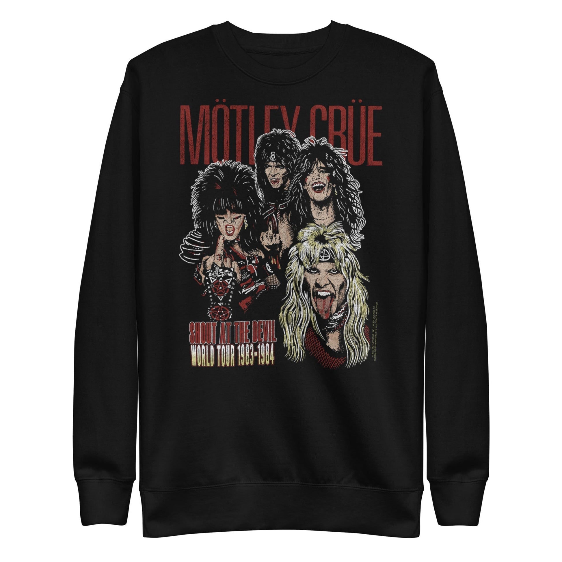 Motley Crue - Shout at the Devil Sweatshirt Black