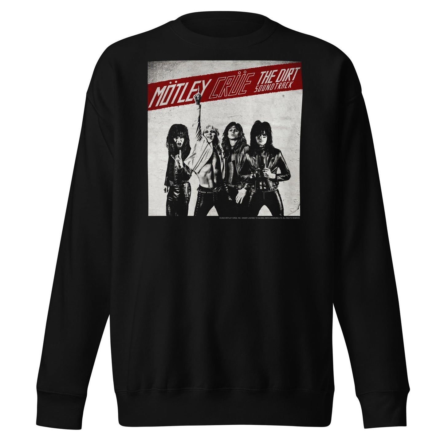 Motley Crue - The Dirt Cover Sweatshirt Black