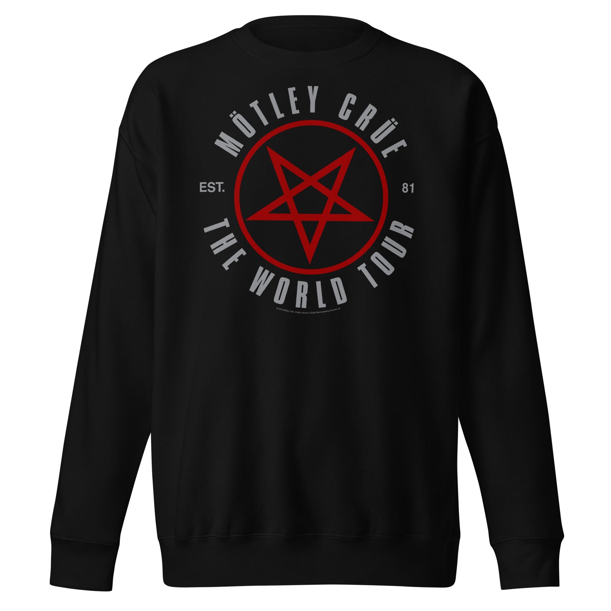 Motley Crue - The World Tour Sweatshirt Black