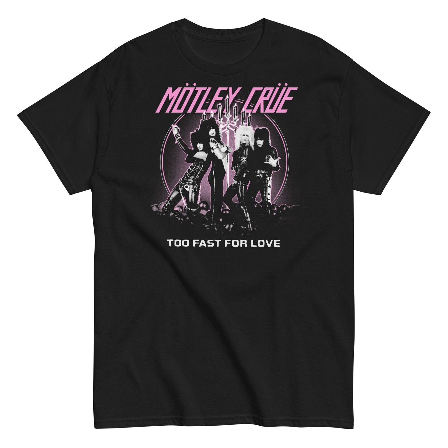 Motley Crue - Too Fast for Love T-Shirt Black
