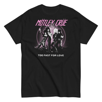 Motley Crue - Too Fast for Love T-Shirt Black
