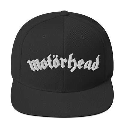 Motorhead Arched Logo Embroidered Snapback Hat