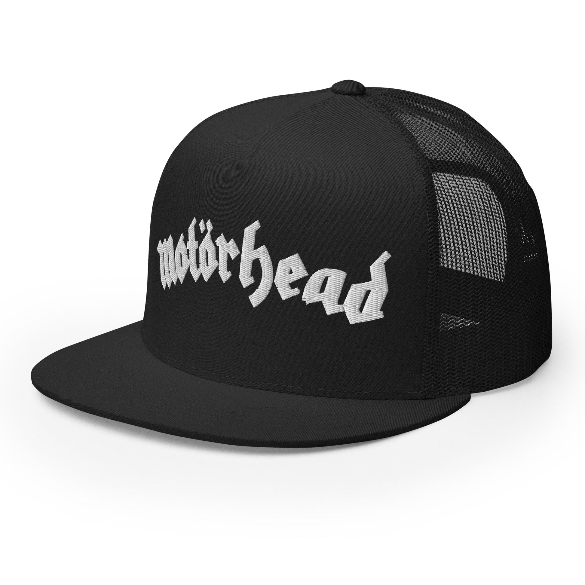 Motorhead Arched Logo Embroidered Trucker Hat