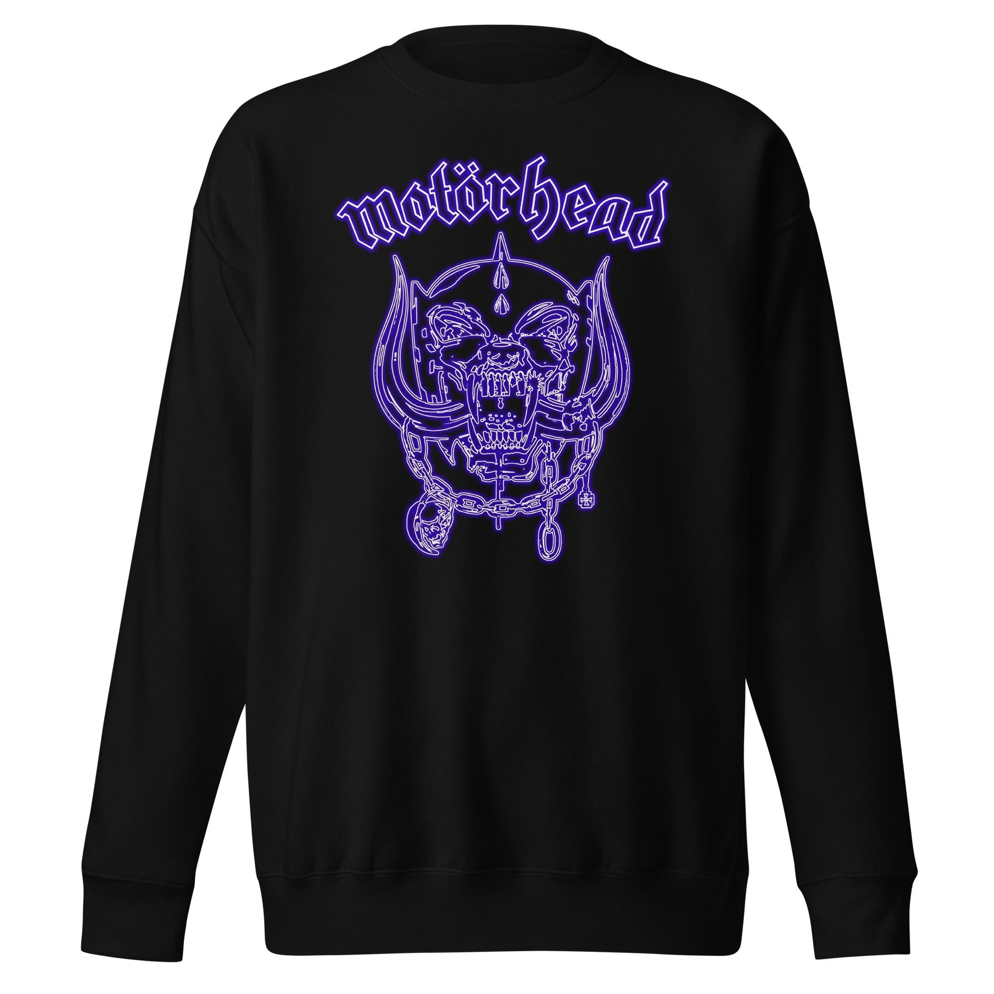 Motorhead - Neon Blue Warpig Sweatshirt Black