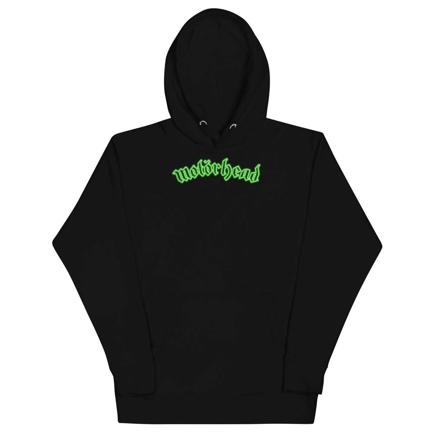Motorhead - Neon Green Moon Hoodie Black