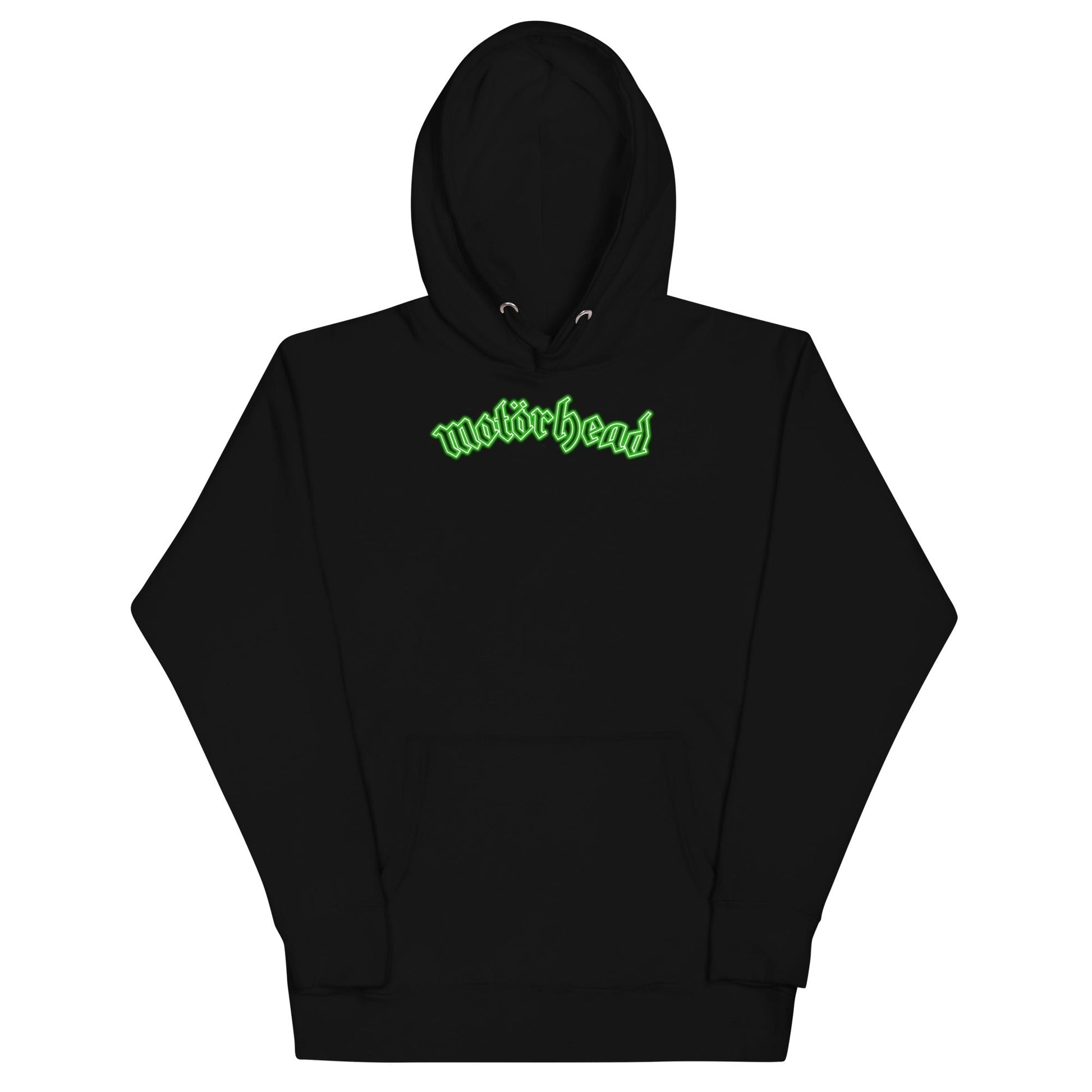 Motorhead - Neon Green Moon Hoodie Black