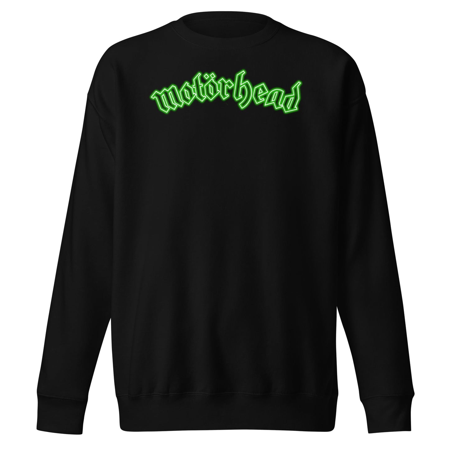 Motorhead - Neon Green Moon Sweatshirt Black