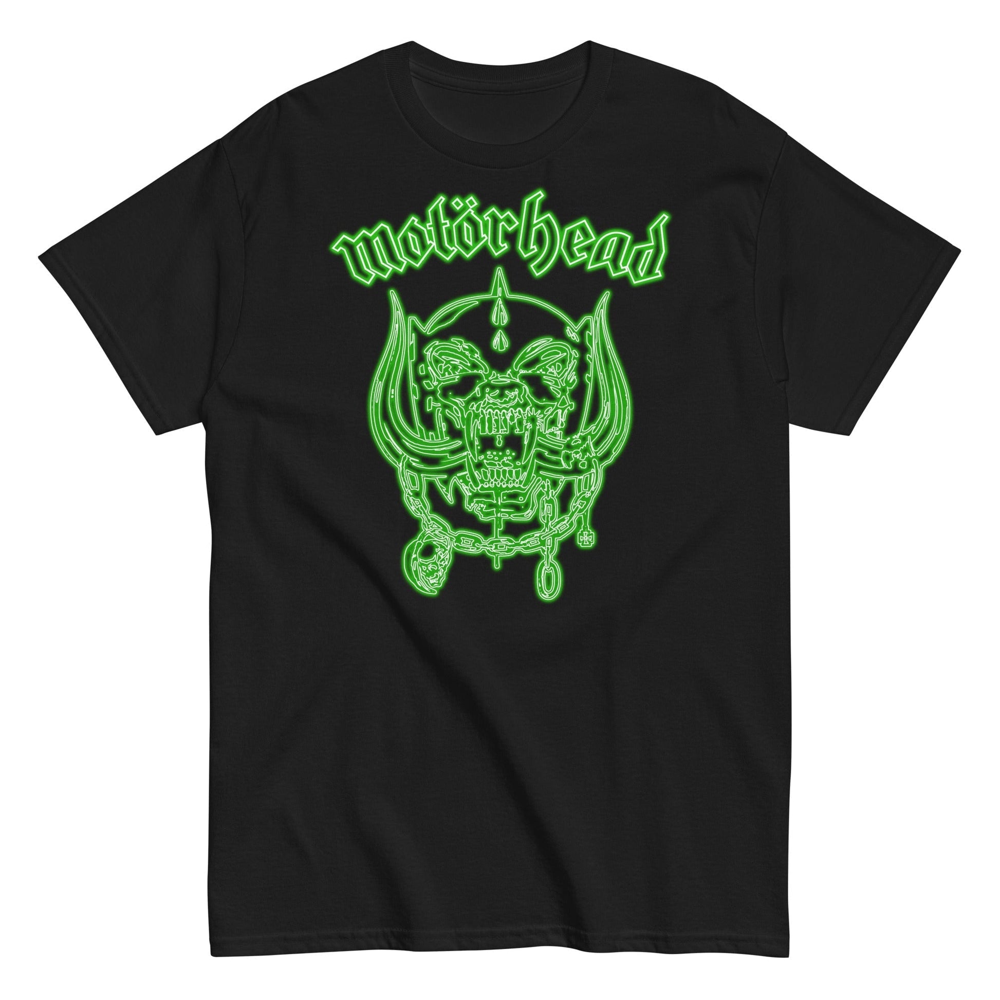 Motorhead - Neon Green Warpig T-Shirt Black