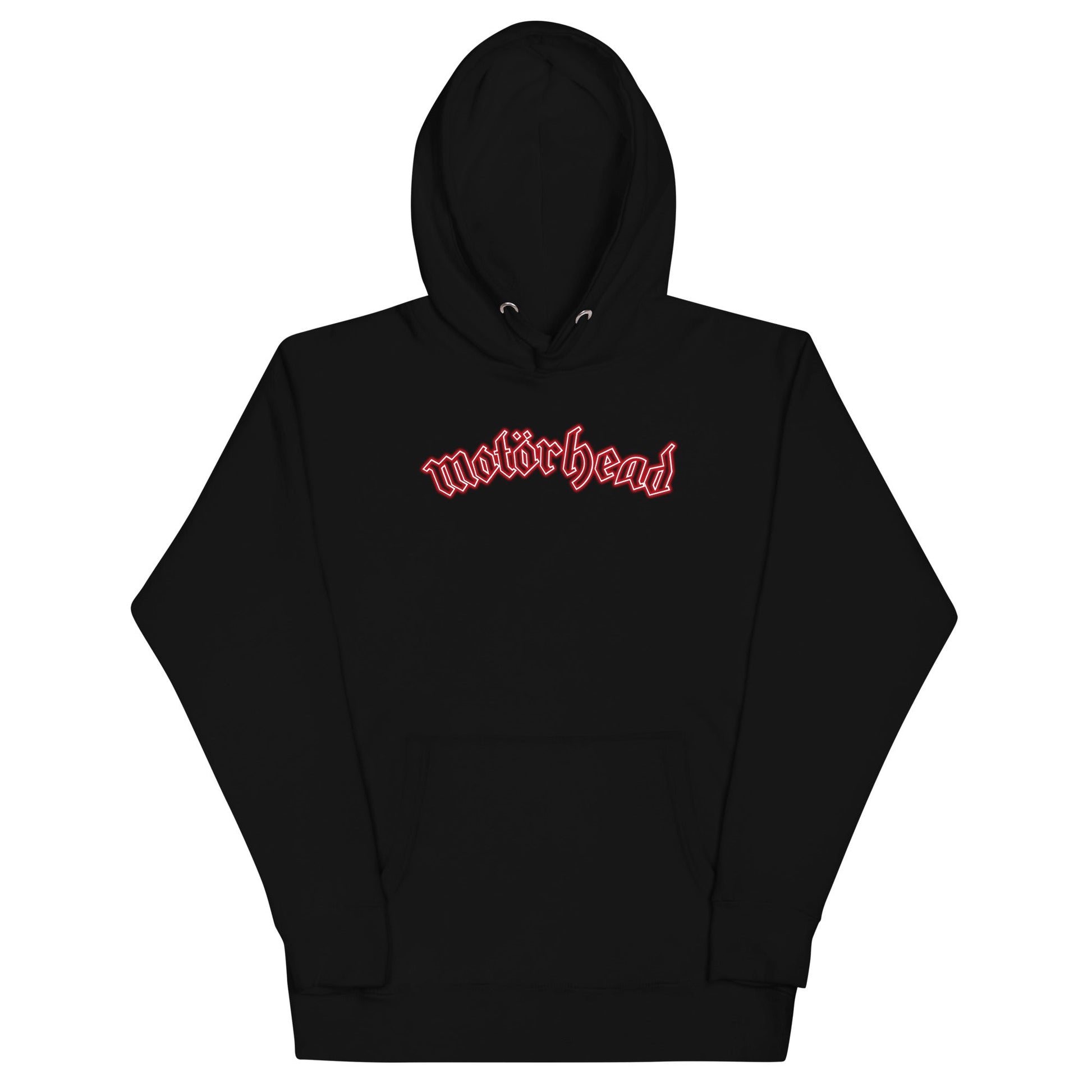 Motorhead - Neon Red Ace Hoodie Black
