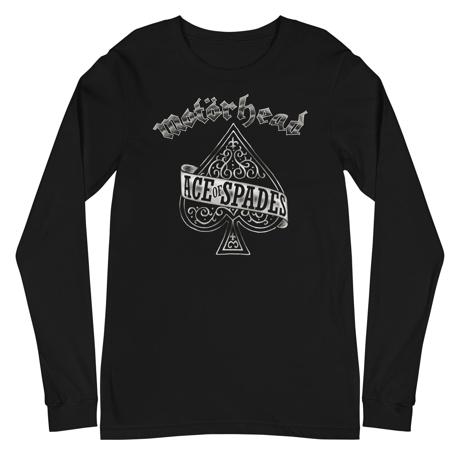 Motorhead - Silver Ace Long Sleeve T-Shirt Black