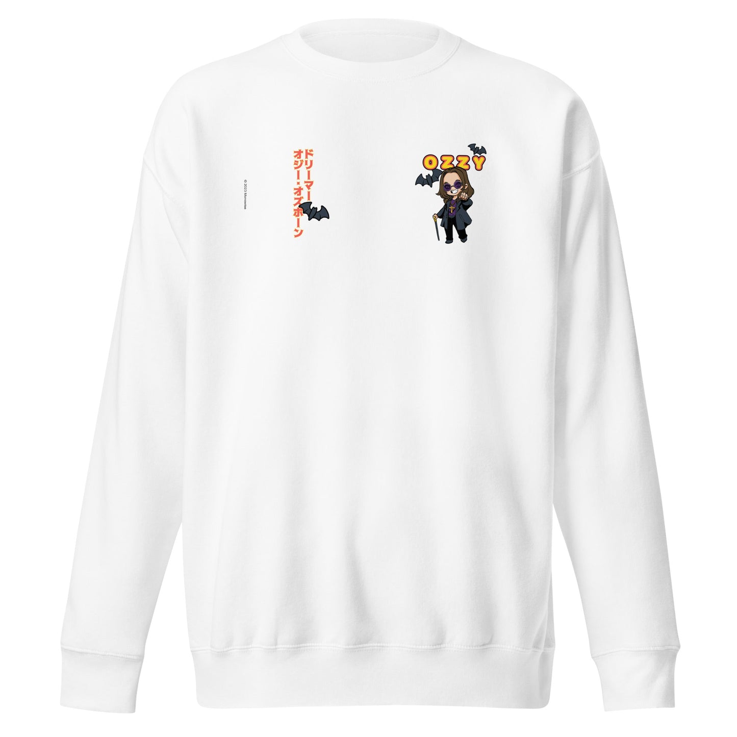 Ozzy Osbourne - Cartoon Logo Sweatshirt White